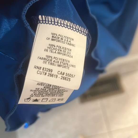 BEBE SATIN COWL NECK SLIP MIDI DRESS - Picture 4 of 5